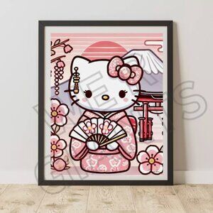 Japan Hello Kitty Art Print 11x14